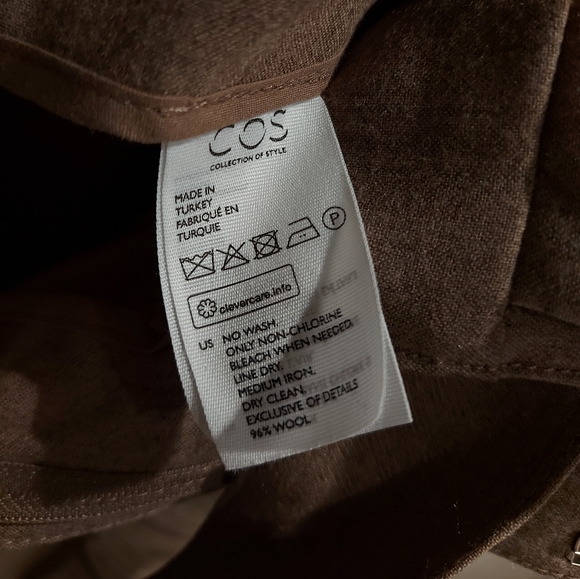 NWOT, COS | Wool Pants w/ Belt - Picture 6 of 8